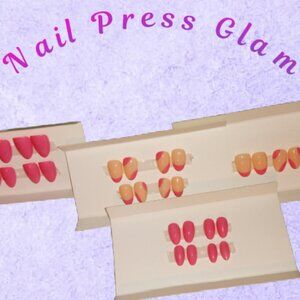 28-pc Tip Mix with Accent Art Press-on Nail Set (Ready to Ship)
